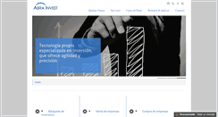 Desktop Screenshot of abra-invest.com